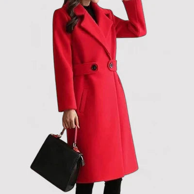 Clara - Cappotto in Lana con Cintura
