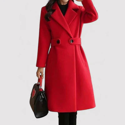 Clara - Cappotto in Lana con Cintura
