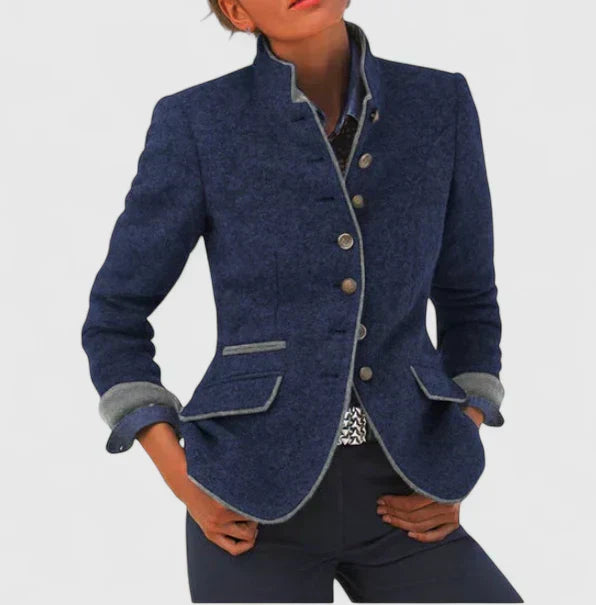 Margaret - Blazer Classico in Mistura di Lana