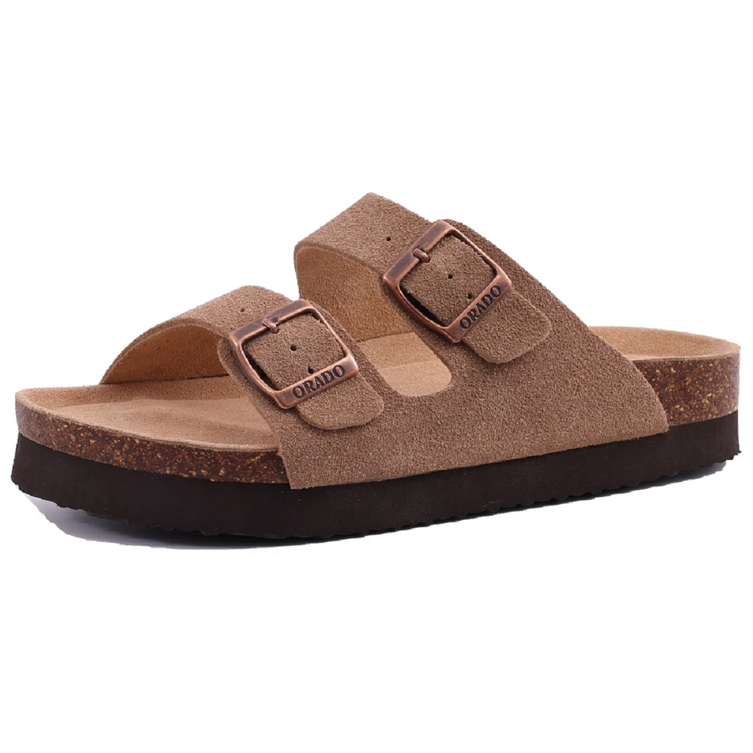 Chiara™ | Sandali Platform con Plantare Morbido in Sughero